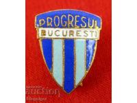 OLD ENAMEL BADGE - PROGRESSUL BUCHAREST FOOTBALL CLUB