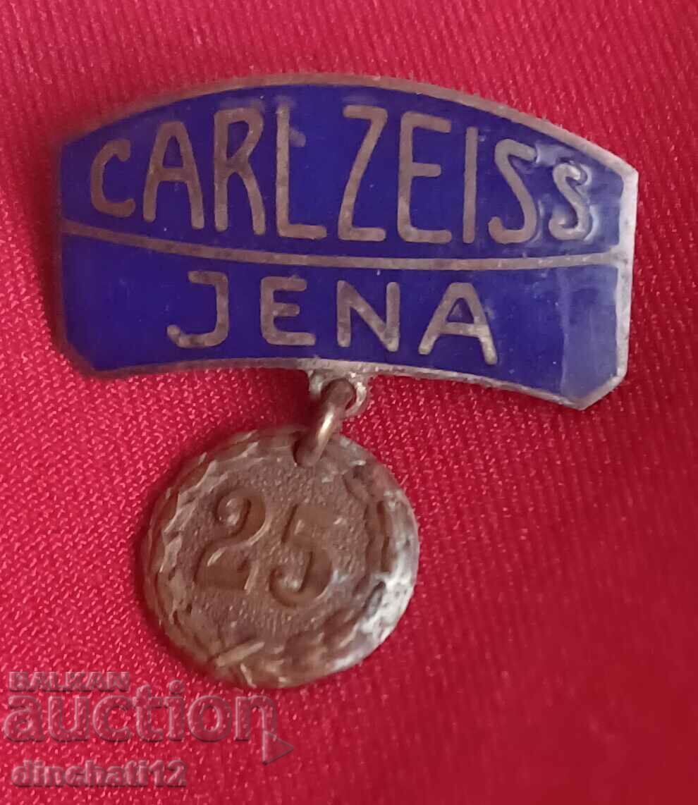 A rare sign. 25 J. CARL ZEISS JENA - OPTICS. SPORTS