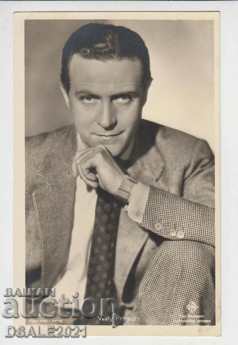 old Postcard actor Willy Fritsch /12632