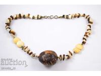 Women's necklace, necklace, handmade, natural stones