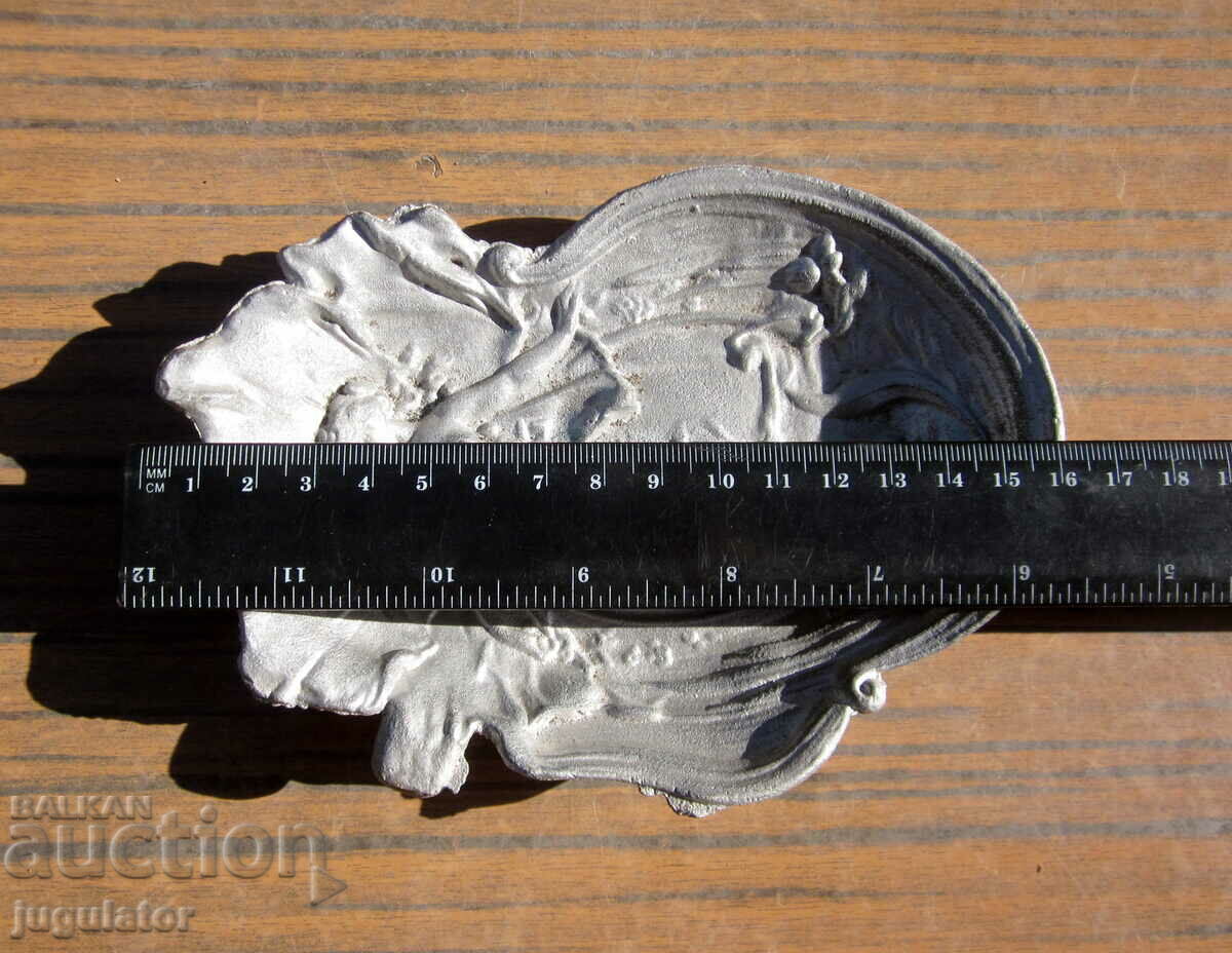 old metal erotic ashtray with naked woman - 6 old metal erotic ashtray with naked woman - 6