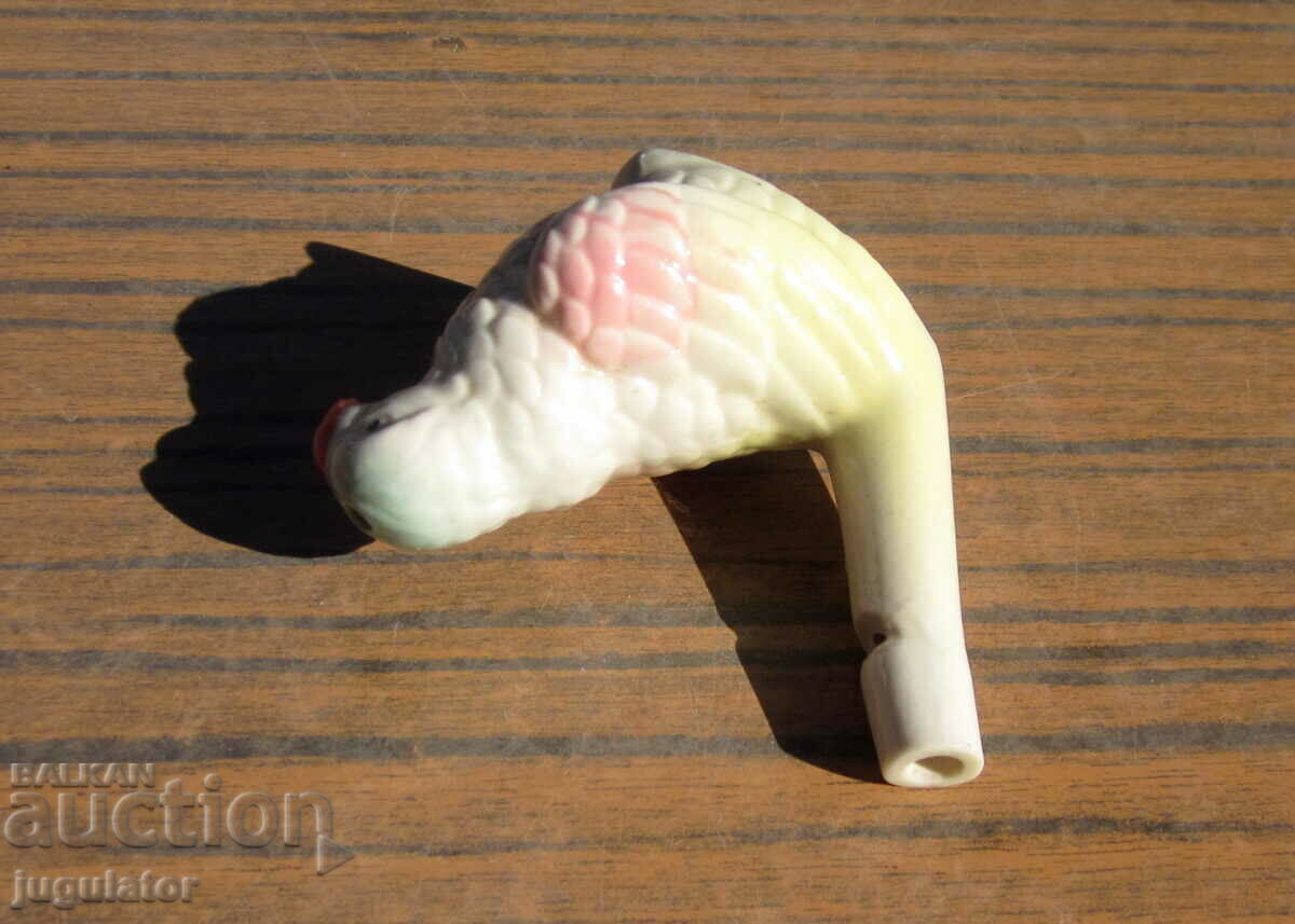 old children's toy porcelain whistle figurine parrot - 5 old children's toy porcelain whistle figurine parrot - 5