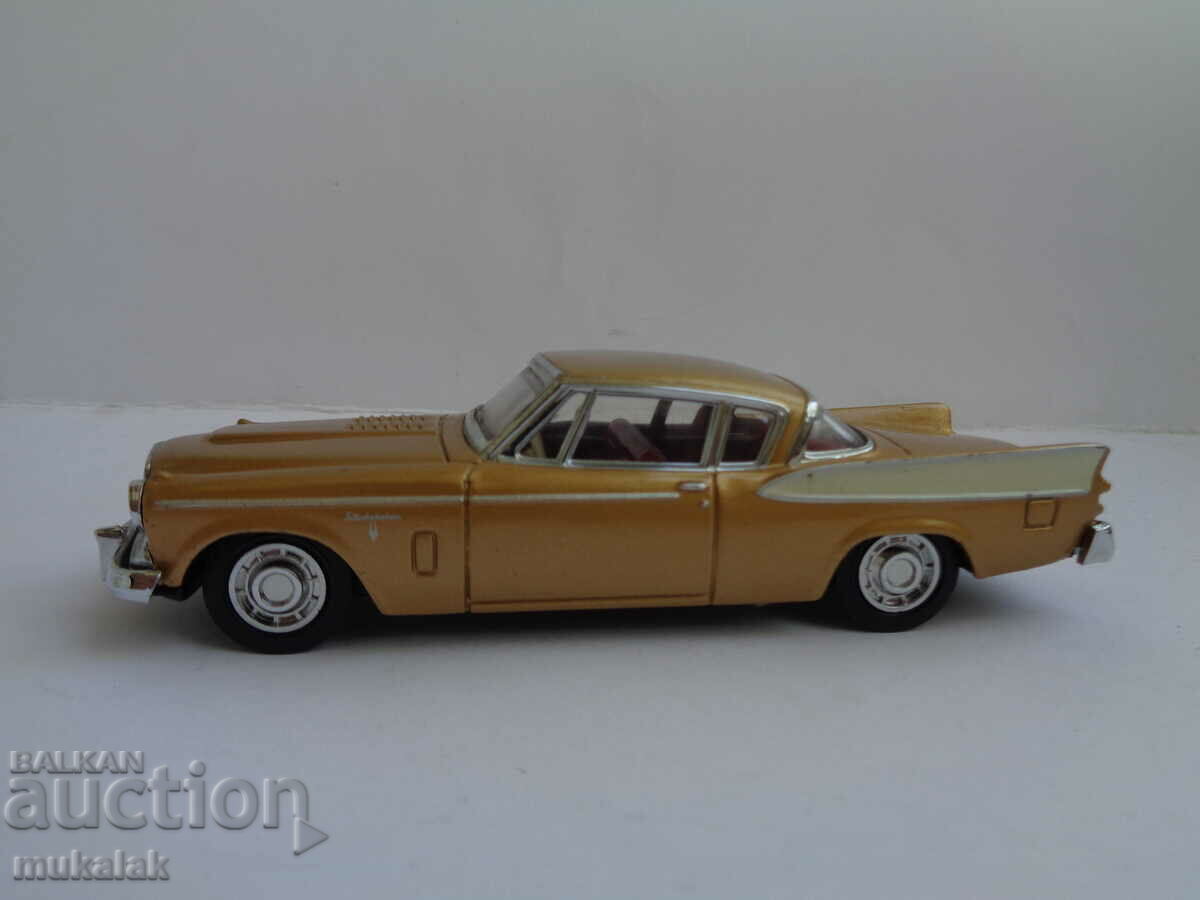 1:43 DINKY MACHBOX STUDEBAKER GOLDEN HAWK MODEL cărucior