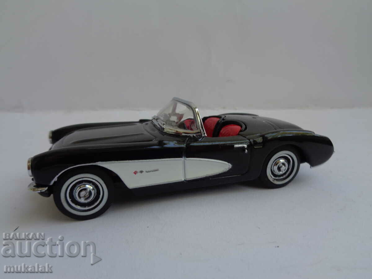 1:43  DINKY MATCHBOX CHEVROLET CORVETTE    КОЛИЧКА  МОДЕЛ