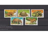 1994 CAMBODGE animale preistorice Mi.-1435/39 **