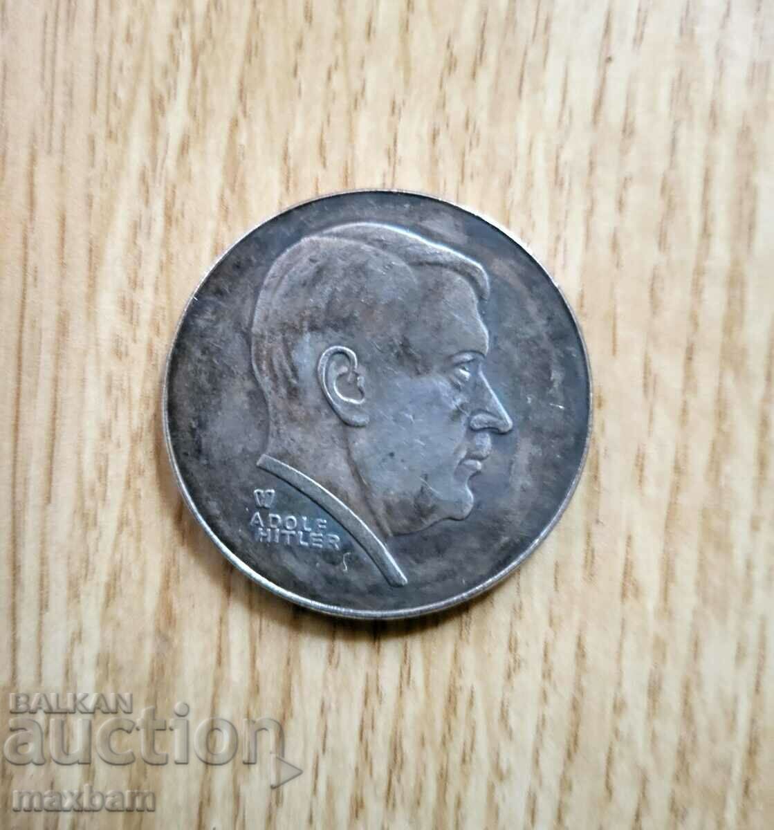 Moneda Adolf Hitler Al Treilea Reich Germania