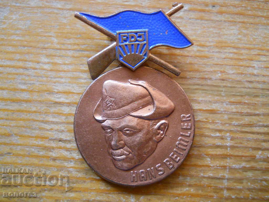 Insigna Komsomol - RDG (Hans Breimler)