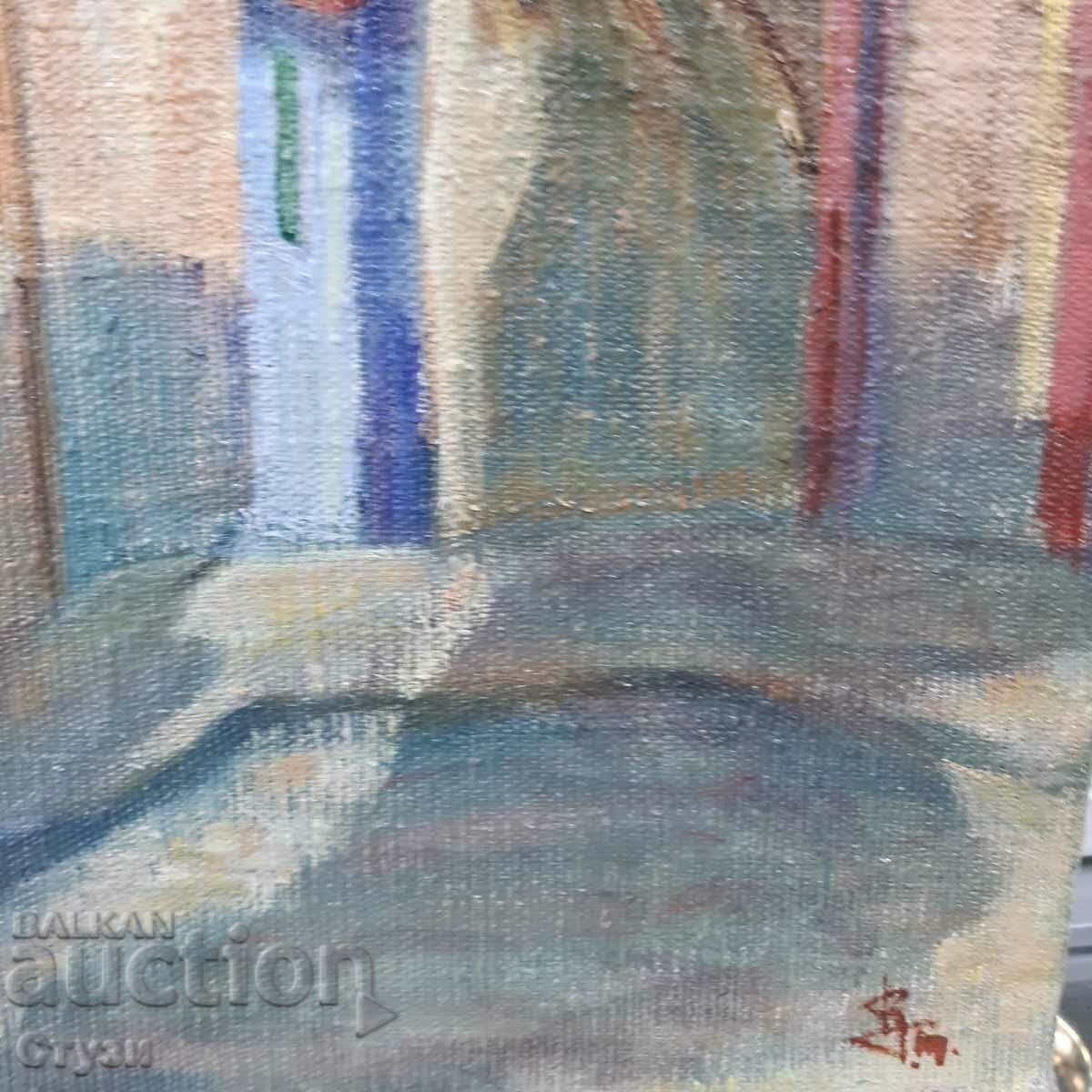 Delivery of K. Golov, "Iz Lovech", 1974, oil, 50 x 35 cm Delivery of K. Golov, "Iz Lovech", 1974, oil, 50 x 35 cm