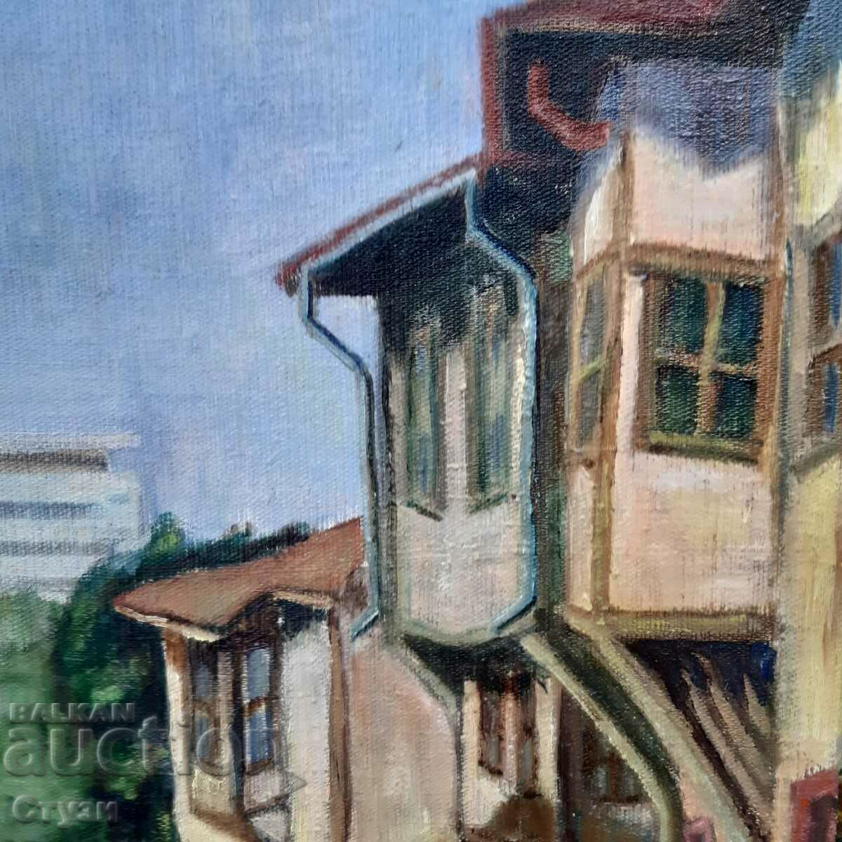 K. Golov, „Iz Lovech”, 1974, ulei, 50 x 35 cm - 5