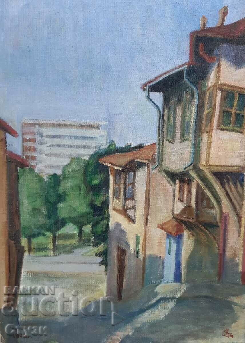 К. Голов,Из Ловеч1974 г масло, 50 х35см-Разпродажба К. Голов,Из Ловеч1974 г масло, 50 х35см-Разпродажба
