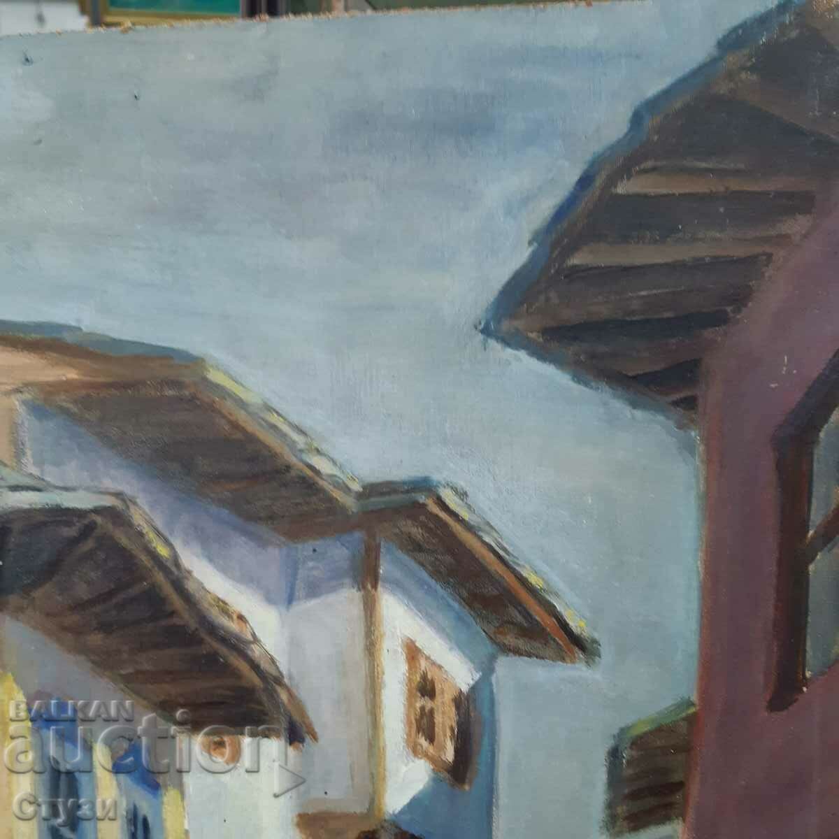 Delivery of K. Golov, "Iz Lovech", 1976, oil, 48.5 x 33.5 cm Delivery of K. Golov, "Iz Lovech", 1976, oil, 48.5 x 33.5 cm