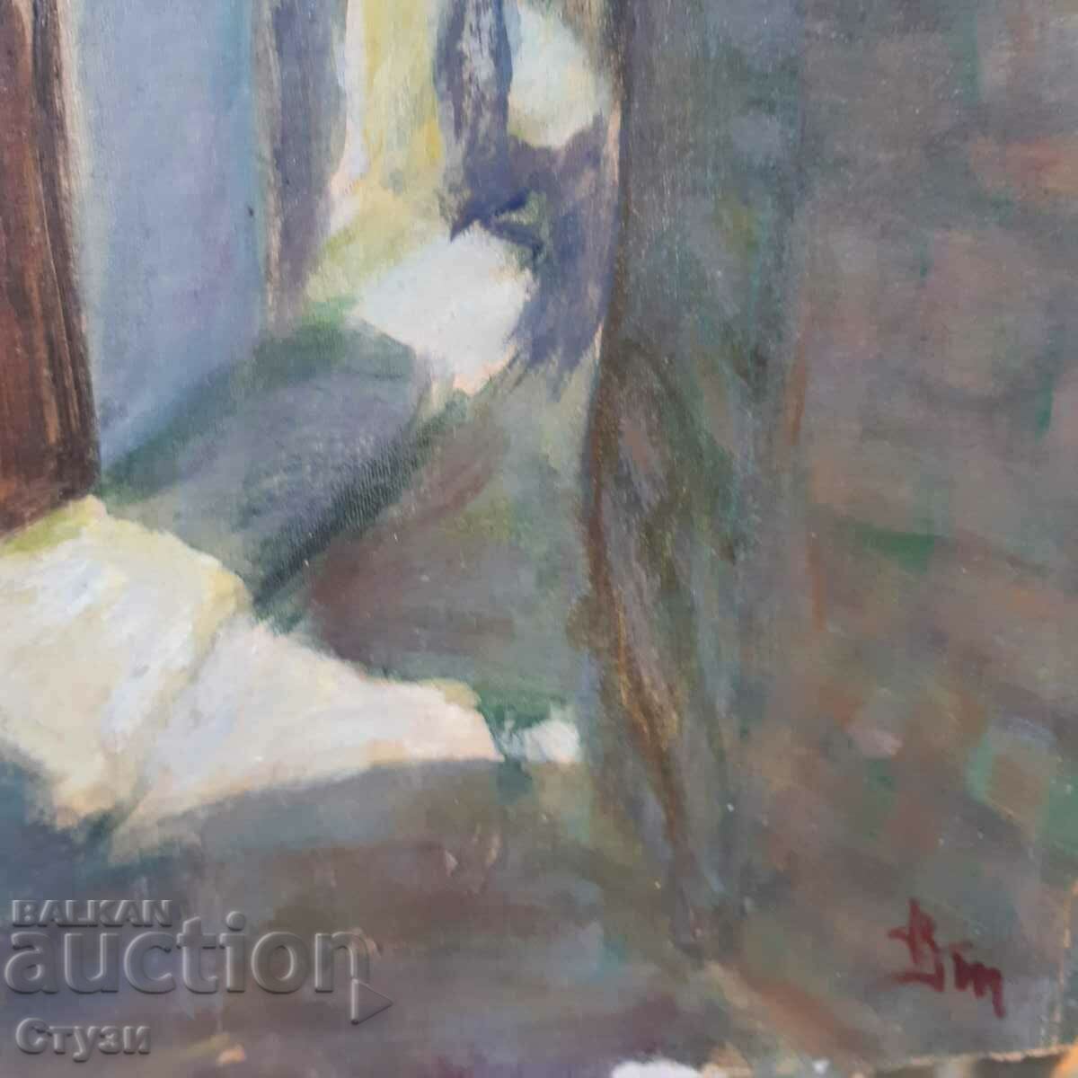 K. Golov, "Iz Lovech", 1976, oil, 48.5 x 33.5 cm - 5 K. Golov, "Iz Lovech", 1976, oil, 48.5 x 33.5 cm - 5