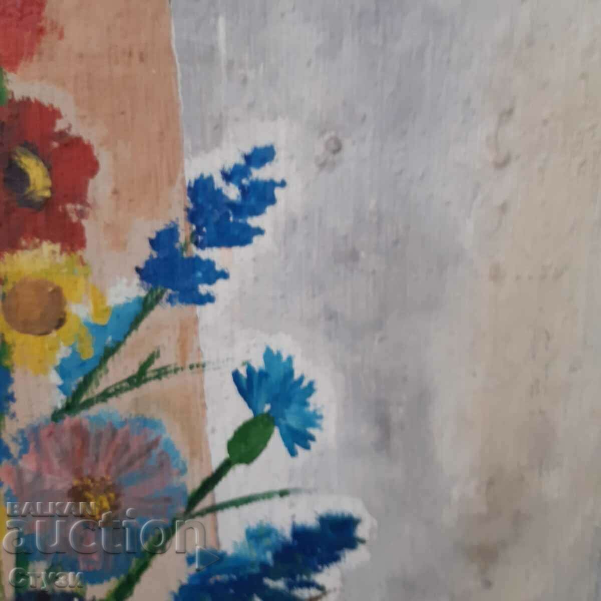 Auction S. Boychev, "Vase with flowers", 1979, oil, 48.5 x 44 cm Auction S. Boychev, "Vase with flowers", 1979, oil, 48.5 x 44 cm