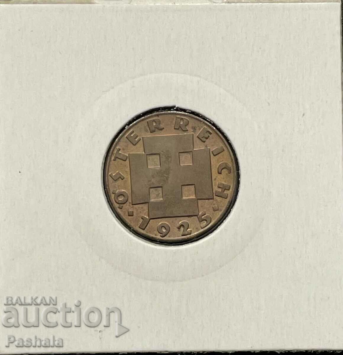 Austria 2 Groschen 1925 with price 5.00 BGN | € 2.56 Austria 2 Groschen 1925 with price 5.00 BGN | € 2.56
