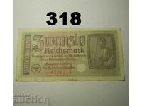 Germania 20 marcă 1939-1944 VF Swastika