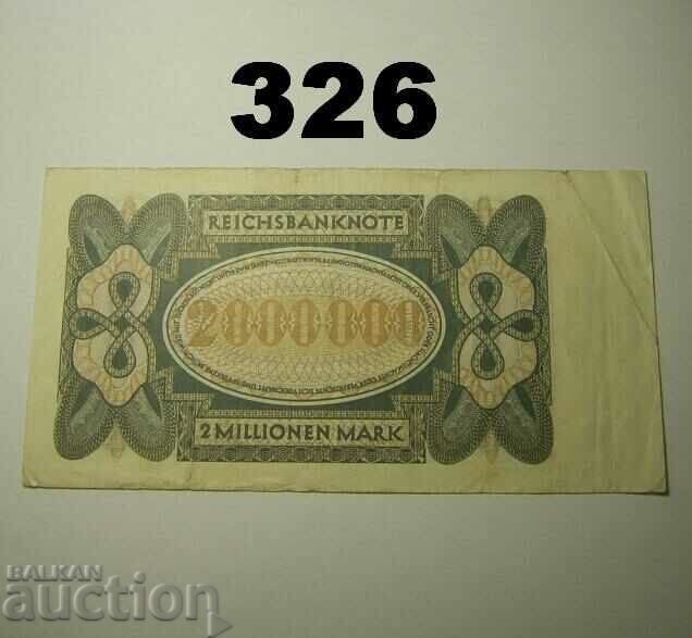 Berlin 2 million mark 1923 VF Germany with price 7.00 BGN | € 3.58 Berlin 2 million mark 1923 VF Germany with price 7.00 BGN | € 3.58