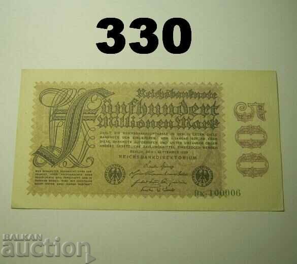 Germania 500 de milioane marca 1923 XF+ 100006