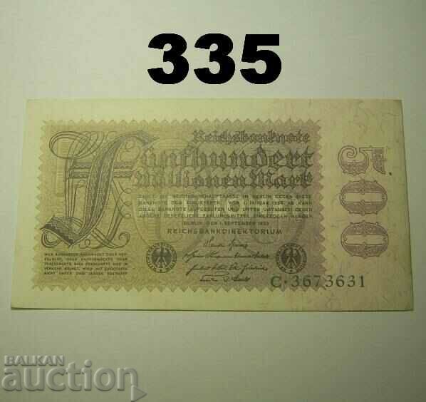 Germany 500 million mark 1923 AUNC