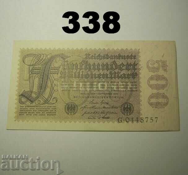 Germania 500 de milioane marca 1923 XF+