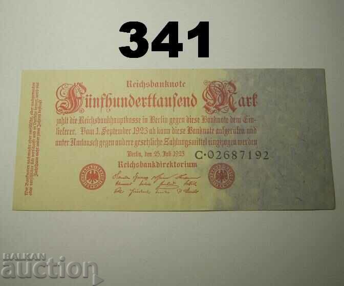 Berlin 500000 mark 1923 XF Germany