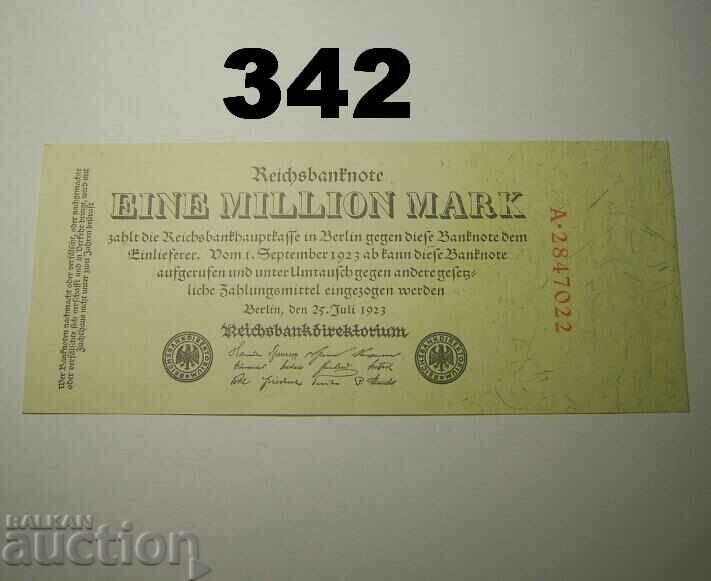 Berlin 1 milion marca 1923 XF+ Germania