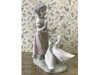 A beautiful porcelain figurine