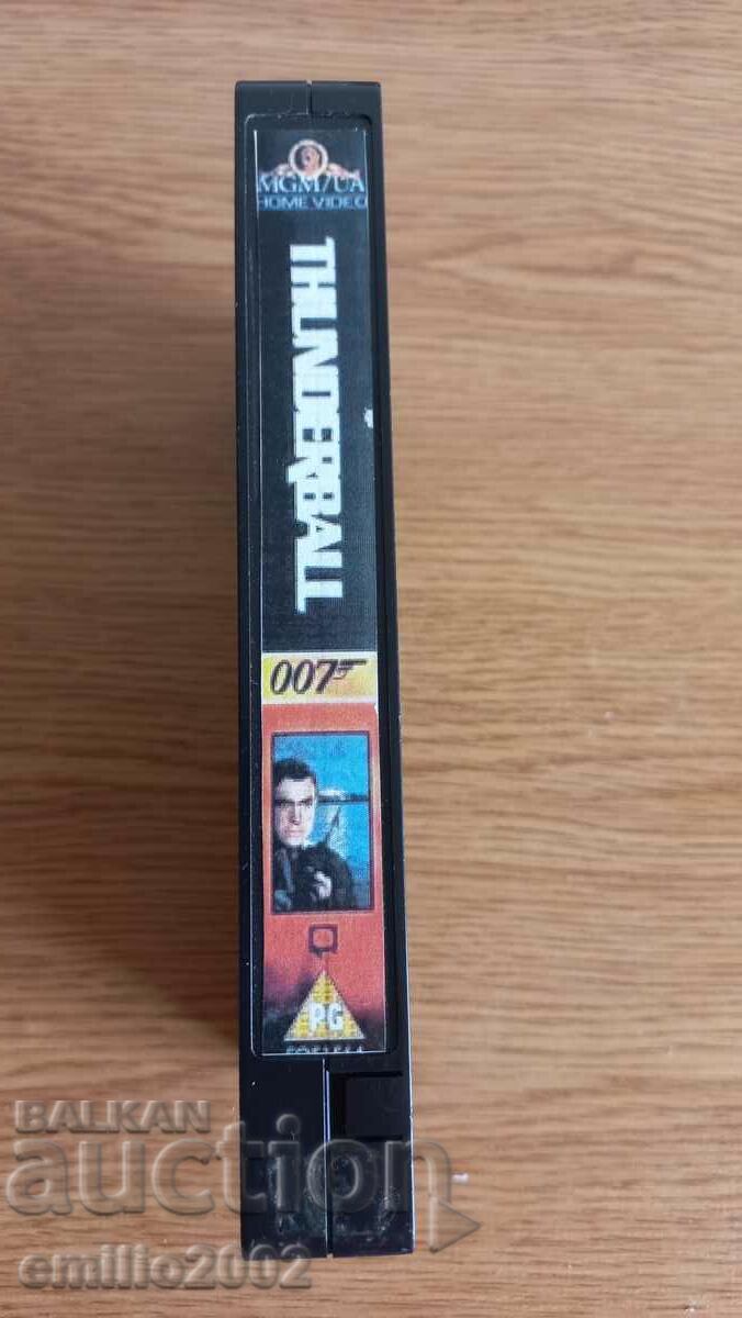 Videotape James Bond Thunderball with price 3.99 BGN | € 2.04 Videotape James Bond Thunderball with price 3.99 BGN | € 2.04