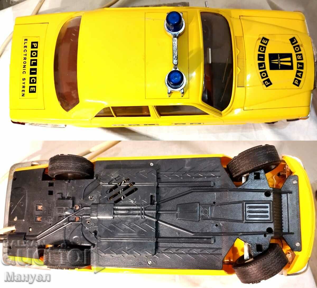 Old Toy Rico Mercedes 450 SE - Police. - 7