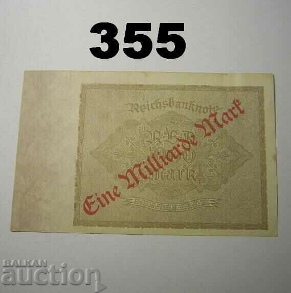 Berlin 1 milliarde mark 1922 XF+ Germany with price 7.00 BGN | € 3.58 Berlin 1 milliarde mark 1922 XF+ Germany with price 7.00 BGN | € 3.58