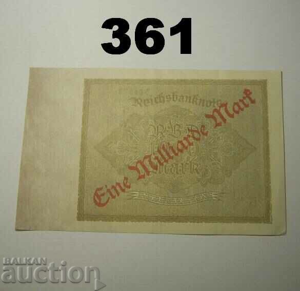 Berlin 1 milliarde mark 1922 XF+ Germany with price 8.00 BGN | € 4.09