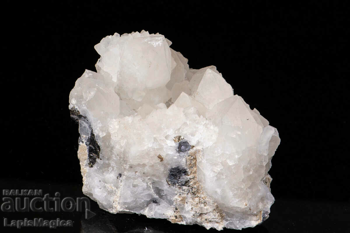 Quartz druse with galena from Bulgaria 426g