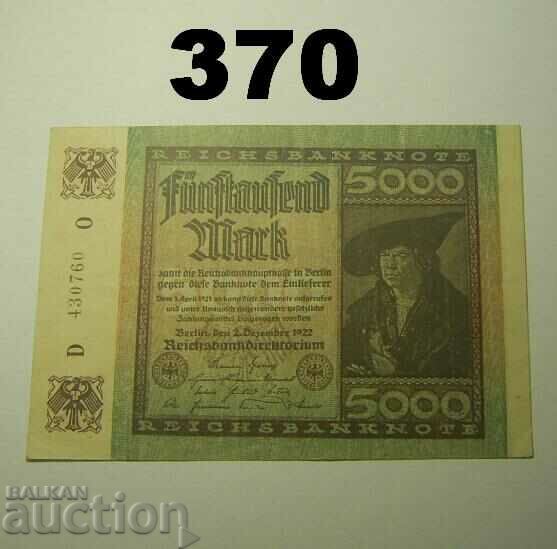 Berlin 5000 mark 1922 Germany