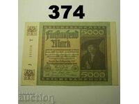 Berlin 5000 mark 1922 XF+ Germania