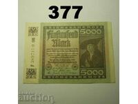 Berlin 5000 mark 1922 XF+ Germania