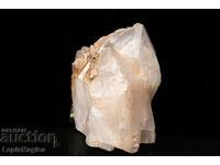 Quartz crystal with calcite 239g