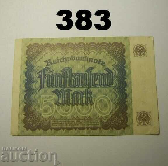 Berlin 5000 mark 1922 Germany 302222 with price 4.00 BGN | € 2.05 Berlin 5000 mark 1922 Germany 302222 with price 4.00 BGN | € 2.05