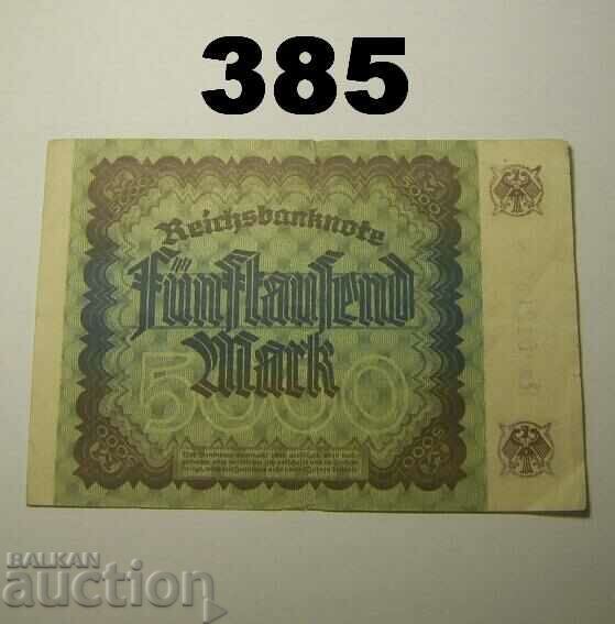 RR! Berlin 5000 mark 1922 "Wz. Wellen" with price 8.00 BGN | € 4.09