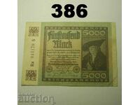 RR! Berlin 5000 mark 1922 VF "Wz. Wellen"