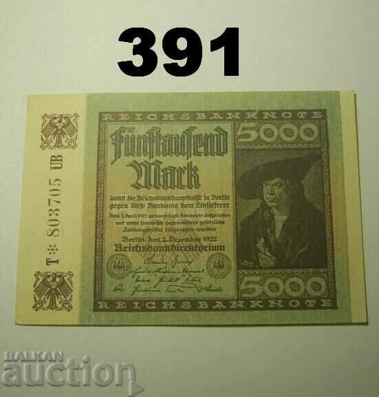 Berlin 5000 mark 1922 UNC Германия