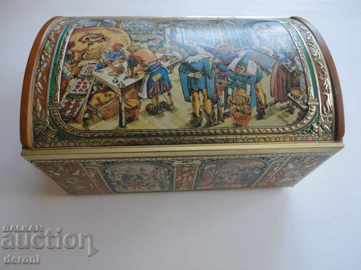 Unique tin box casket