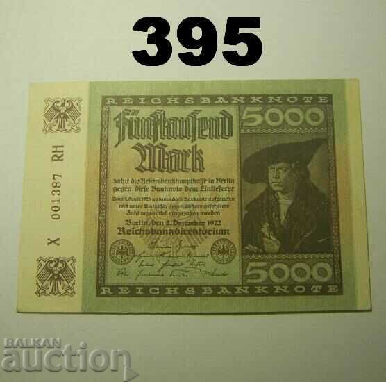 Berlin 5000 mark 1922 UNC- Germany