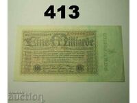 Berlin 1 miliarde mark 1923 XF+ Germania