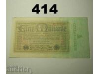 Berlin 1 miliarde mark 1923 XF+ Germania