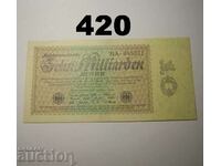 Berlin 10 milliarden mark 1923 AUNC Germany