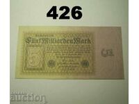 Berlin 5 miliarden mark 1923 VF+ Germania