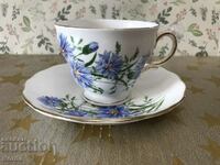 A beautiful Royal VALE double tea set