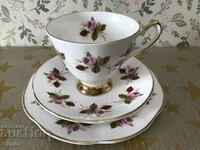 A beautiful CLARE triple tea set