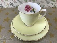 A beautiful CLARE triple tea set