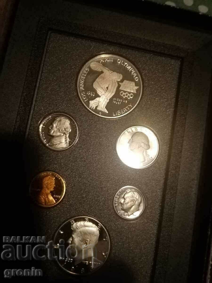 Auction UNC,1983,USA,Silver,Olympic lot eagle,Coins,USA,Dollar Auction UNC,1983,USA,Silver,Olympic lot eagle,Coins,USA,Dollar