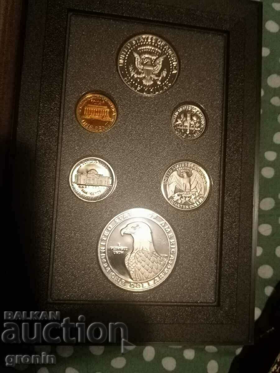 UNC,1983,USA,Silver,Olympic lot eagle,Coins,USA,Dollar - 5 UNC,1983,USA,Silver,Olympic lot eagle,Coins,USA,Dollar - 5